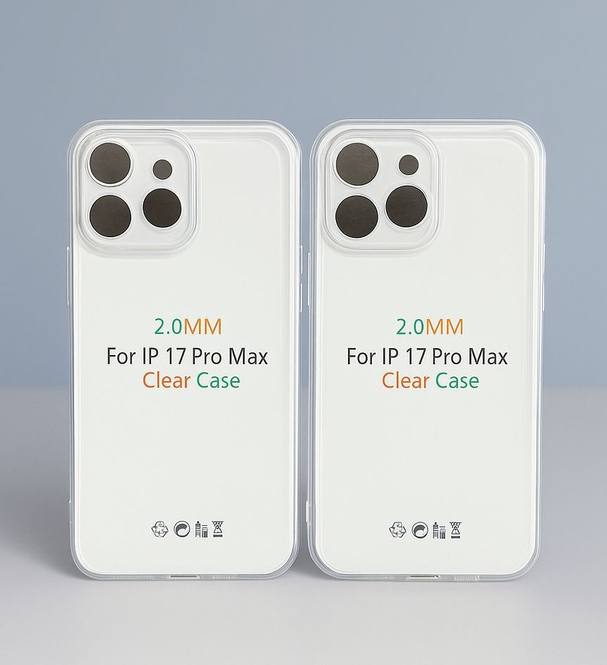 Cover Case for Vivo – 2.0mm Transparent Back Cover