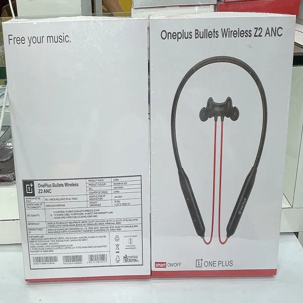 OnePlus Bullets Wireless Z2 ANC – 45dB Hybrid Noise Cancellation Neckband Earphones
