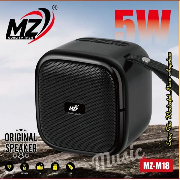 MZ-M18 5W Portable Bluetooth Speaker – Clear Sound, Compact Power