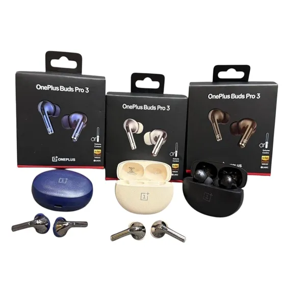 Buds Pro 3 TWS Earbuds – 50dB ANC | Dynaudio Sound | Volume Control 💯% Working | Available Now! 🎧⚡